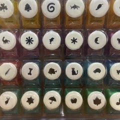 パンチ40個セット　40paper punch set 青ケースの画像