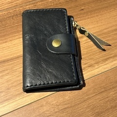 未使用 HERZ 牛革シボ加工4連キーケース