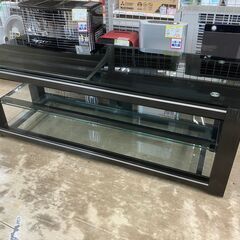 【値下げしました!!】ハヤミ工業 テレビボード AVラック ガラス 幅131cm No.551● ※現金、クレジット、スマホ決済対応※