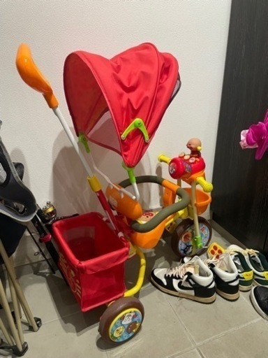 #値下げ#アンパンマン#三輪車