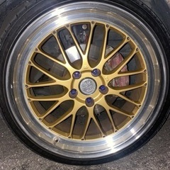 レアマイスター　20インチアルミホイールタイヤセットの画像