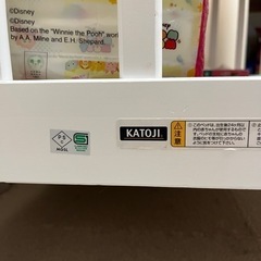 【受渡決定】KATOJI ミニベビーベッド 白の画像