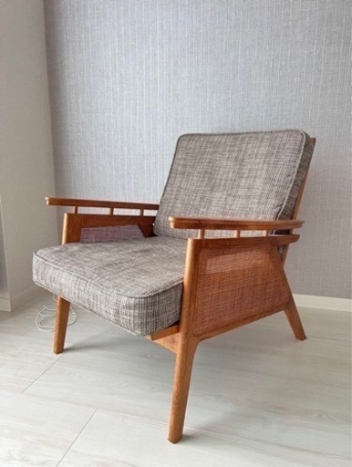 journal standard Furniture ウィッカー ラウンジチェア