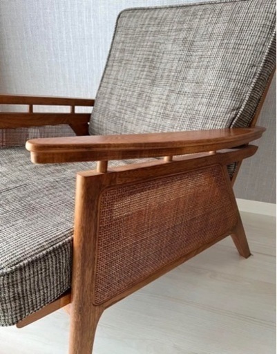 journal standard Furniture ウィッカー ラウンジチェア