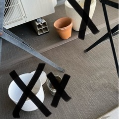 植物の鉢 テラコッタ8点、土、その他数点の画像