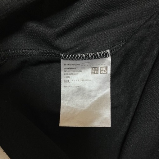 ロジャーフェデラー選手着用デザイン UNIQLO シャツ XXL 黒