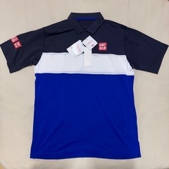 新品タグ付き 錦織選手着用デザイン UNIQLO ポロシャツ L