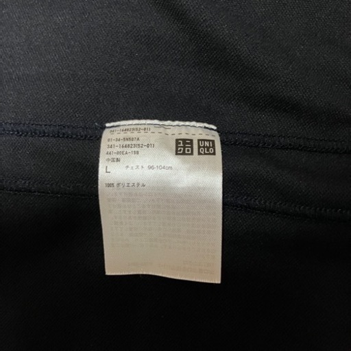 UNIQLO ポロシャツ L 黒