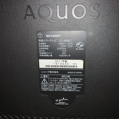 ジャンク品テレビの画像