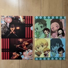 新品  鬼滅の刃  ファイル2枚 & キーホルダー5個の画像