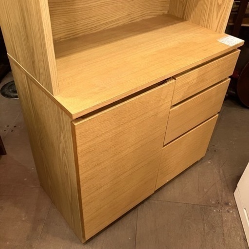 売約済》木製カップボード・オーク材無印無印良品MUJI 食器棚 売約済》木製カップボード・オーク材無印無印良品MUJI 食器棚