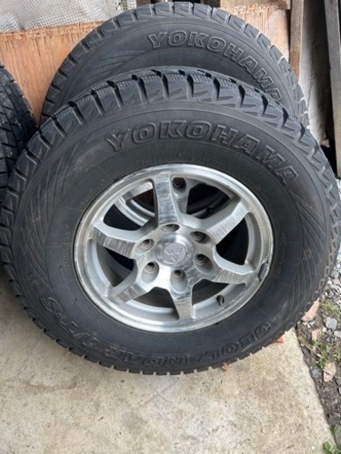 パジェロ純正ホイール　265/70-16 スタッドレスタイヤ　4本セット