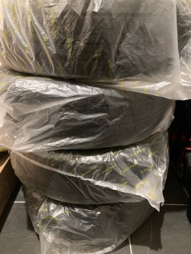 【使用2ヶ月】　4本セット　ホイール付き　スタッドレスタイヤ　185/55R16 ホイール付き