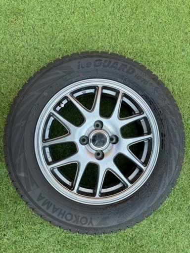 【傷あり】185/65/R15 スタッドレス　４本セット　ホイール付き