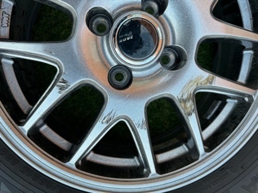 【傷あり】185/65/R15 スタッドレス　４本セット　ホイール付き