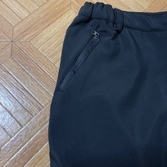 【新品】裏起毛パンツ　黒　Ｍの画像