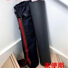 GUCCI ヨガマット 収納ケース GGキャンバス レザー キャンバス