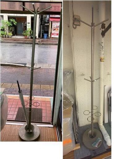 コートﾊﾝｶﾞｰ・傘立て　￥2,000