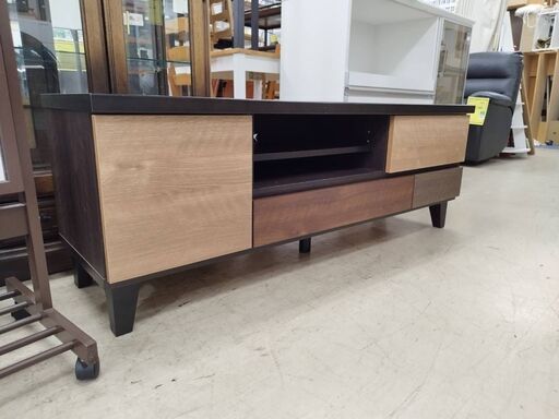 ニトリ　テレビ台　140cm ローボード　ランダム テレビ台(ローボードランダム140 LB DBR) | ニトリネット【公式