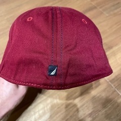 nautica ノーティカ　ワインレッドキャップ　90s好きに！の画像