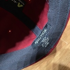 nautica ノーティカ　ワインレッドキャップ　90s好きに！の画像