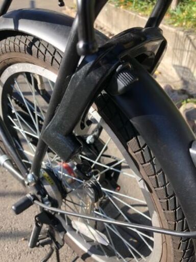 自転車  （マットブラック）　20インチ　（最終値下げ）