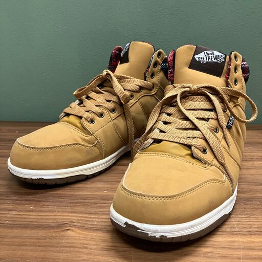 VANS ハイカットスニーカー NOSHAQ / V8040 （27.5cm）キャメル