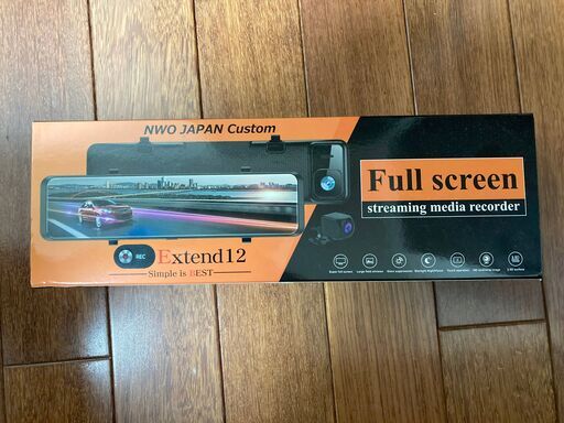 圧倒的4K超高画質SONY製センサー搭載！新型ミラー型ドライブレコーダー