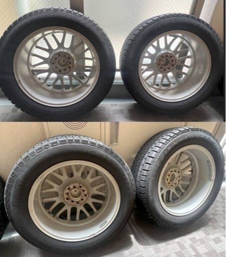 215/60R17 スタッドレスタイヤ アルミホイールセット 17x7J+40