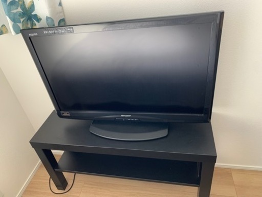 sharp32インチ液晶テレビ（テレビ台付き）
