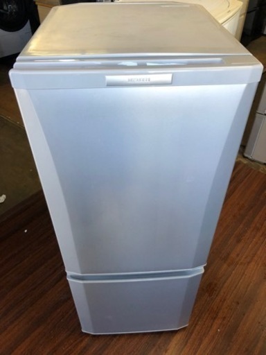 北九州市内配送無料　保証付き　三菱電機 MITSUBISHI ELECTRIC MR-P15X-S [冷蔵庫 （146L・右開） 2ドア ピュアシルバー]