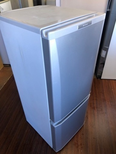 北九州市内配送無料　保証付き　三菱電機 MITSUBISHI ELECTRIC MR-P15X-S [冷蔵庫 （146L・右開） 2ドア ピュアシルバー]