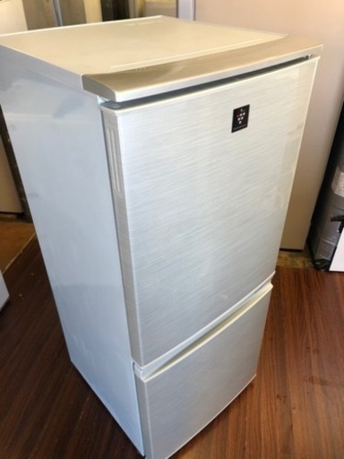 北九州市内配送無料　保証付き　シャープ SHARP SJ-PD14X-N [プラズマクラスター搭載冷蔵庫 (137L・つけかえどっちも