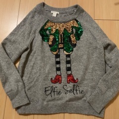 【H&M】クリスマスニットの画像