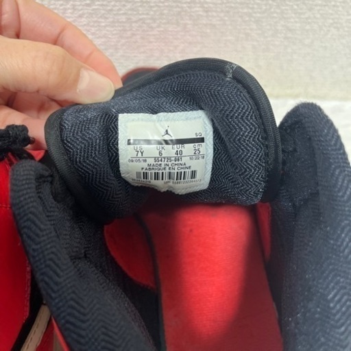 NIKE エアジョーダン　25.0cm