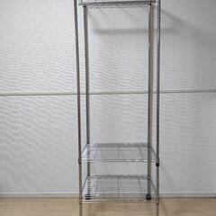 【値下げ】スチールラック　ハンガーラックの画像
