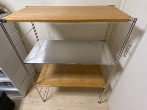 無印　ステンレスユニットシェルフ