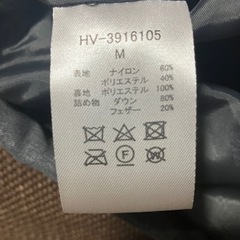 着用1回　成人式卒業式入学式に！スーツにはおるロング丈ダウンジャケットメンズMサイズの画像