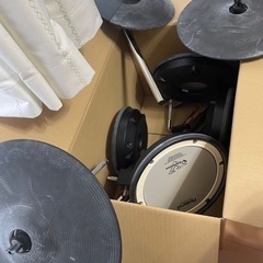 電子ドラム　Roland　TD-4　ツインペダル　マット付