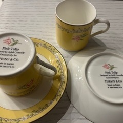 ティファニーデミタスカップ&ソーサーの画像