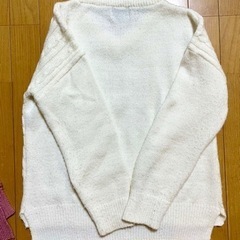 白のニットHK Works   Ｌ　中古の画像