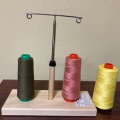 手作り　ミシンの糸立て(工業糸を家庭用に)