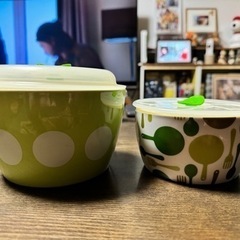 陶器の電子レンジOK蓋付きのもの