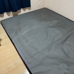 バウヒュッテ　部屋ごとベッドラグ　幅200×奥行250㎝ BBR-250-BKの画像