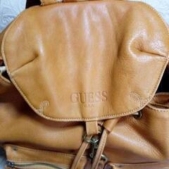 GUESS　ゲス　リュック バック レザーの画像