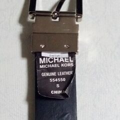 新品未使用　Michael kors　パイソン柄ベルトの画像