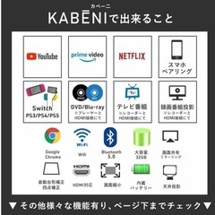 プロジェクター　カベーニ　スマホ型の画像