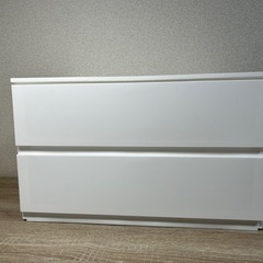 引き出し2段＋収納ケース【38×26×36】の画像