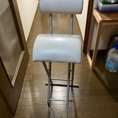 白い　ハイチェア　ニトリの画像