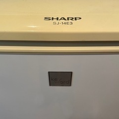 シャープ　冷蔵庫　一人暮らしサイズの画像